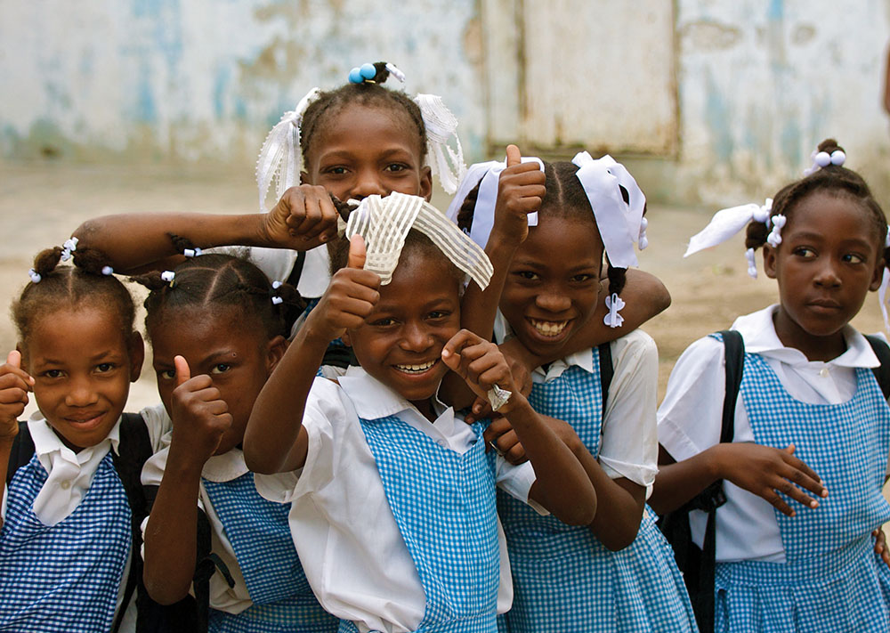 school girls in Fondwa